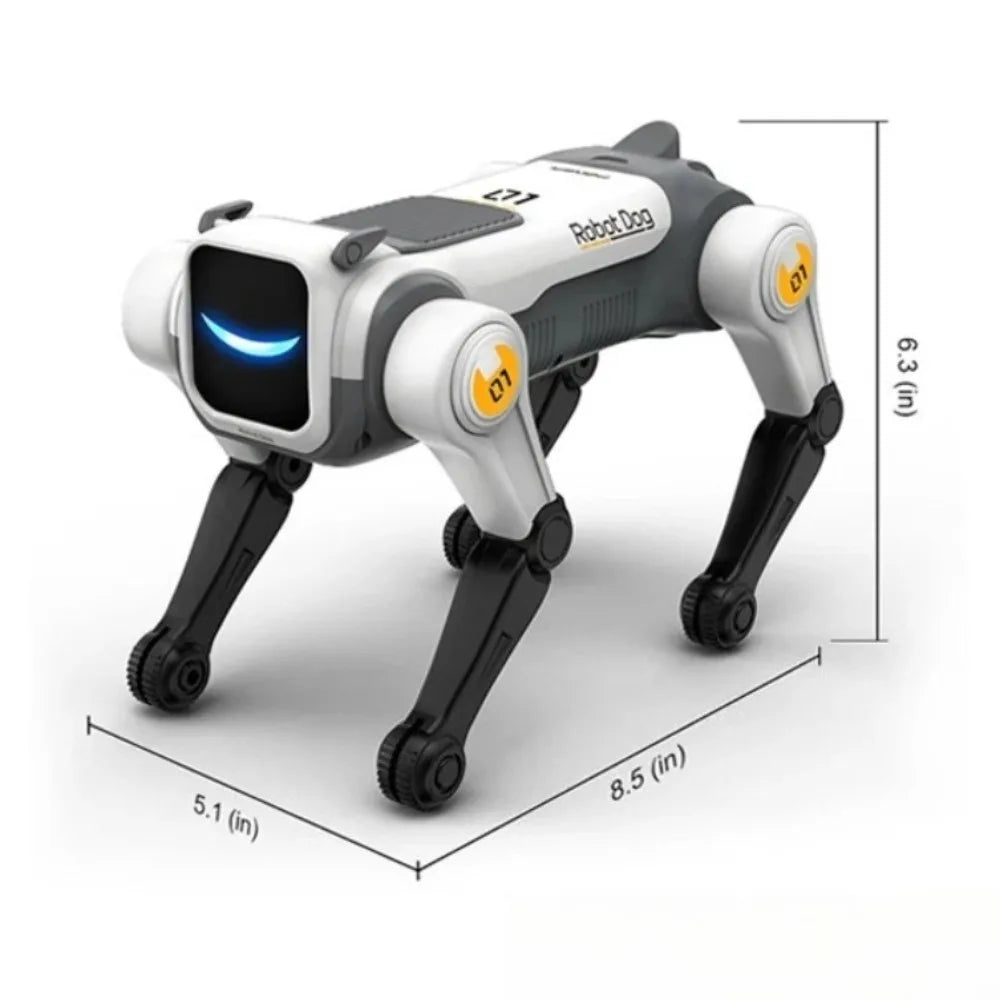 Smart Remote Controlled Robot Dog Simulated Mechanical Dog Toy Voice Command Electric Interactive Toy Birthday Holiday Gift