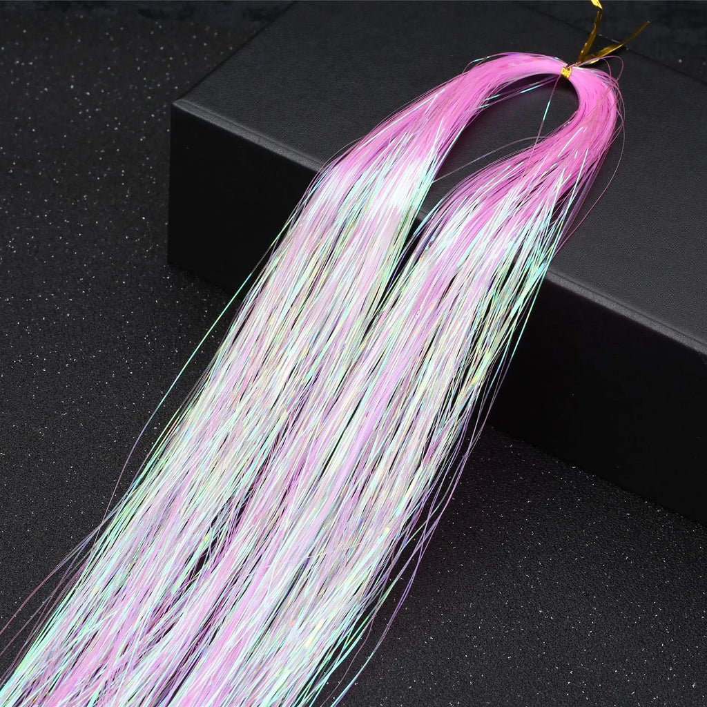 48-Inch Sparkle Hair Tinsel Kit